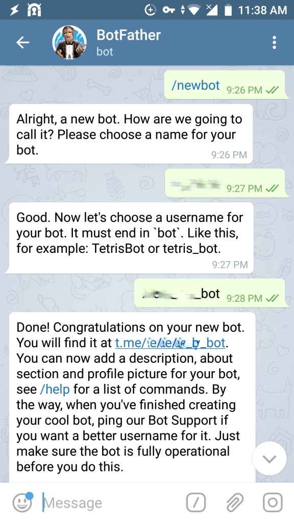 Chatbot Setup mit dem Smarthome